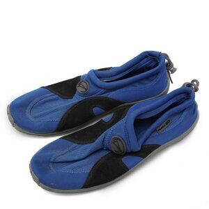 Boltio Mens Aquashoes Water Shoes Beach Summer Vacation Pool Travel Blue Black